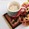 Handwoven Persian Kilim Coaster – Bird Design, Square Wool Boho