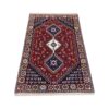 Hand-Knotted Persian Qashqai Tribal Rug (Geometric Diamond Pattern) - Red Wool