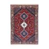 Hand-Knotted Persian Qashqai Tribal Rug (Geometric Diamond Pattern) - Red Wool