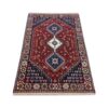 Hand-Knotted Persian Qashqai Tribal Rug (Geometric Diamond Pattern) - Red Wool