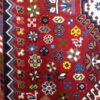 Hand-Knotted Persian Qashqai Tribal Rug (Geometric Diamond Pattern) - Red Wool