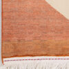 Genuine Handwoven Persian Geometric Gabbeh Rug - Orange Wool