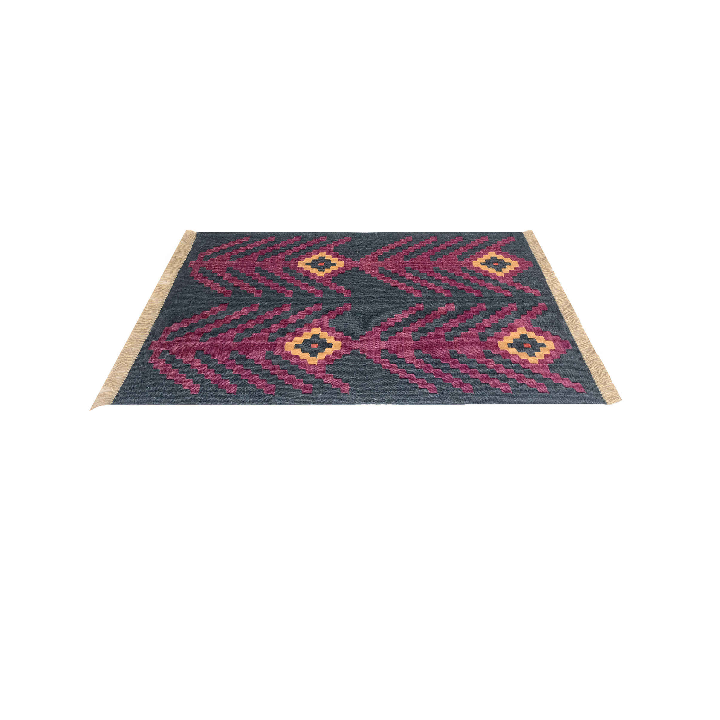 Genuine Handwoven Qashqai Kilim Rug from Fars – Persian Wool