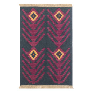 Genuine Handwoven Qashqai Kilim Rug from Fars – Persian Wool