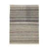Genuine Cream Striped Kilim Rug - Handwoven Authentic Persian Wool