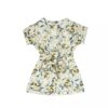 Baby Girl's Romper with Leafy Design