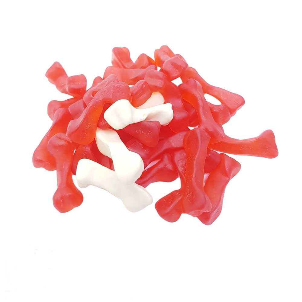 Halal Gummy Candy – Fruit Flavor Bone Shape – Aidin (1000g)