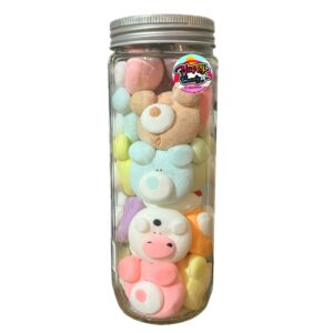 Halal Marshmallow Pack – Cute Animal Shape in a Jar (130g)