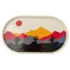 Handcrafted Concrete Serving Tray - Oval White Mountain Design Tray