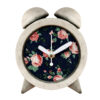 Handmade Concrete Twin Bell Clock for Home & Office