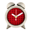 Handmade Concrete Twin Bell Clock for Work & Home