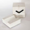 Handcrafted Concrete Desk Clock - Minimalist Square