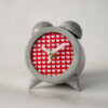 Handmade Concrete Twin Bell Clock for Home Decor