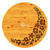 Handcrafted Wooden Trivet - Round Floral MDF Design
