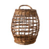 Marvar Wicker Basket - Handwoven Oval Rustic Design