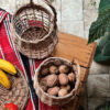 Marvar Wicker Basket - Handwoven Oval Rustic Design