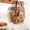 Marvar Wicker Basket - Handwoven Oval Rustic Design