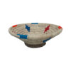 Roya Palm Leaf Basket - Handwoven Rustic Round Organizer