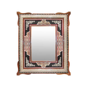 Persian Wooden Mirror Frame – Khatamkari Wall Mirror