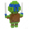 Intellectual Toys: Ninja Turtles TMNT Building Blocks – 455 Pieces for Ages 3+