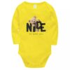 Lap Shoulder Unisex Baby Bodysuit Long Sleeve Set of 5