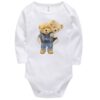 Lap Shoulder Unisex Baby Bodysuit Long Sleeve Set of 5