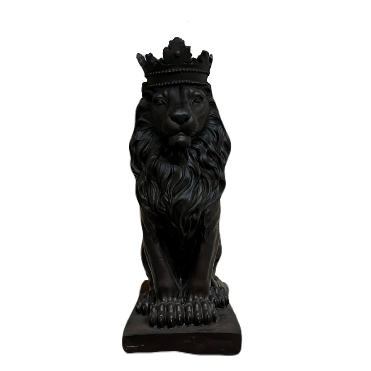 Decorative Lion Figurine Sculpture – Majestic Animal Art