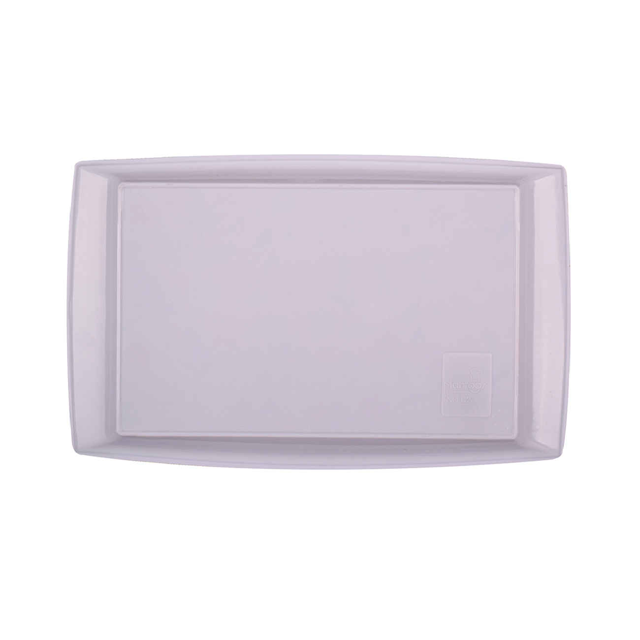 Casual Rectangular Melamine Serving Tray – Fruit & Cherry Flower Design