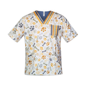Men’s Veterinary Scrub Top – Durable & Functional