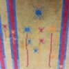 Original Handwoven Persian Pictorial Gabbeh Rug - Abstract Floral Yellow Wool
