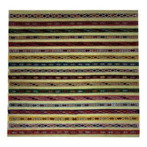 Original Striped Kilim Rug from Golestan – Handwoven Persian Wool