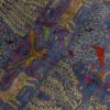 Hand-Knotted Persian Baluchistan Tribal Rug (Animal Motifs Art) - Blue Wool