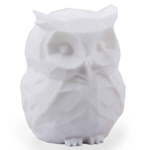 Decorative White Owl Figurine for Gift – Ceramic Bird Sculpture
