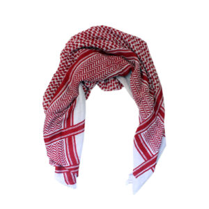 Saudi-Inspired Shemagh – Traditional Arabic Checkered Scarf Design