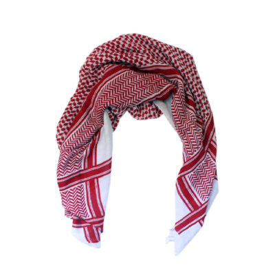 Saudi-Inspired Shemagh – Traditional Arabic Checkered Scarf Design