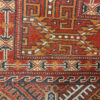 Hand-Knotted Persian Torkaman Rug (Tribal Bukhara Design) - Red Wool