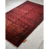 Hand-Knotted Persian Sirjan Tribal Rug (All-over Geometric Pattern) - Burgundy Red Wool