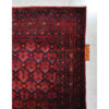 Hand-Knotted Persian Sirjan Tribal Rug (All-over Geometric Pattern) - Burgundy Red Wool