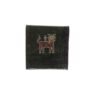 Genuine Handwoven Persian Lion Motif Gabbeh Rug - Black Wool