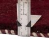 Authentic Handwoven Persian Kheshti Gabbeh Rug - Geometric Maroon Wool