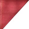 Genuine Handwoven Persian Minimalist Gabbeh Rug - Solid Crimson Red Wool