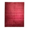 Genuine Handwoven Persian Minimalist Gabbeh Rug - Solid Crimson Red Wool