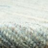 Handwoven Persian Minimalist Gabbeh Rug - Bordered Light Blue Wool