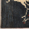 Handwoven Persian Tree of Life Gabbeh Rug - Charcoal Gray Wool