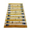 Genuine Handwoven Persian Tree of Life Gabbeh Rug with Animal Motifs - Yellow Wool