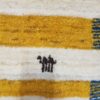 Genuine Handwoven Persian Tree of Life Gabbeh Rug with Animal Motifs - Yellow Wool