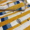 Genuine Handwoven Persian Tree of Life Gabbeh Rug with Animal Motifs - Yellow Wool