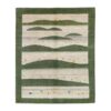 Handwoven Persian Pictorial Gabbeh Rug with Animal Motifs - Green Wool