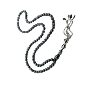 Islamic Hematite Rosary Crafted with 101 Prayer Beads Tasbih