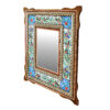 Wooden Mirror Frame – Khatamkari Embossed Miniature Design